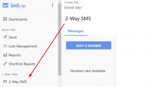 2 Way SMS feature