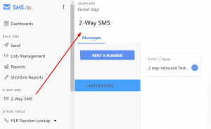 2 way SMS